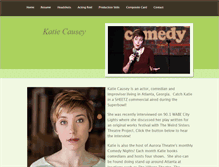 Tablet Screenshot of katiecausey.com